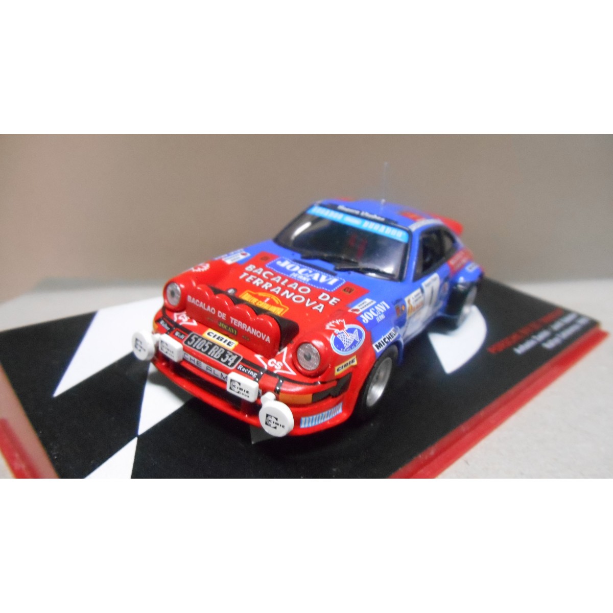 Die cast 1/43 Modellino Auto Porsche 911 SC Rally Catalunya 1980 A. Zanini