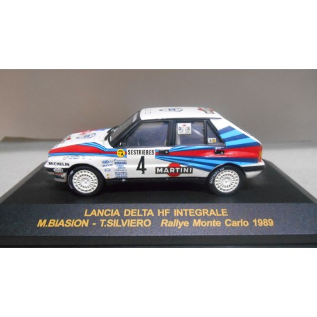 LANCIA DELTA HF INTEGRALE RALLY MONTE CARLO 1989 BIASION 1:43 ALTAYA