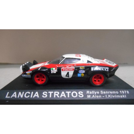 LANCIA STRATOS RALLY SAN REMO 1978 M.ALEN 1:43 ALTAYA IXO DEFECTUOSO - BCN  STOCK CARS