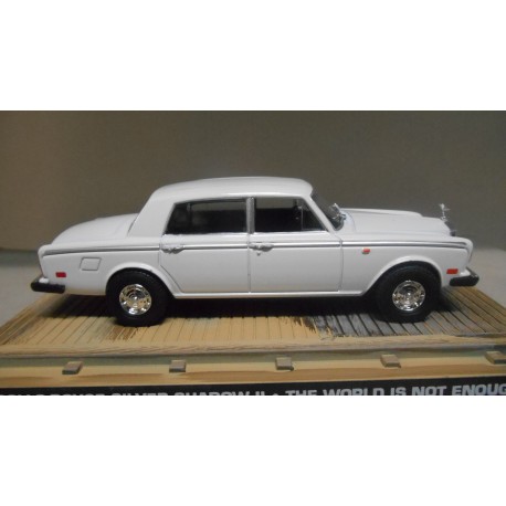 ROLLS ROYCE SILVER SHADOW II THE WORLD IS NOT... 007 JAMES BOND 1:43 EAGLEMOSS IXO