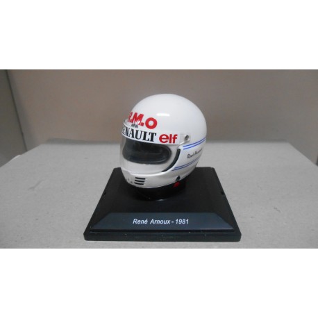 CASCO/HELMET FORMULA F1 1981 RENE ARNOUX (RENAULT ELF) 1:5 SPARK EDITIONS