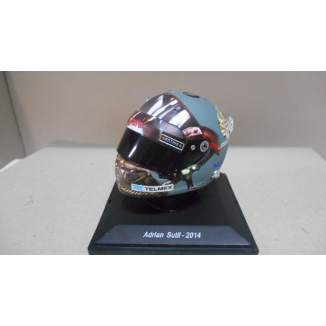 CASCO/HELMET FORMULA F1 2014 ADRIAN SUTIL (SAUBER) 1:5 SPARK EDITIONS