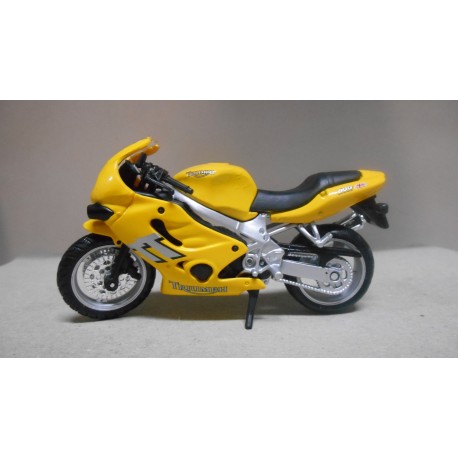 TRIUMPH TT600 YELLOW MOTO/BIKE 1:18 MAISTO