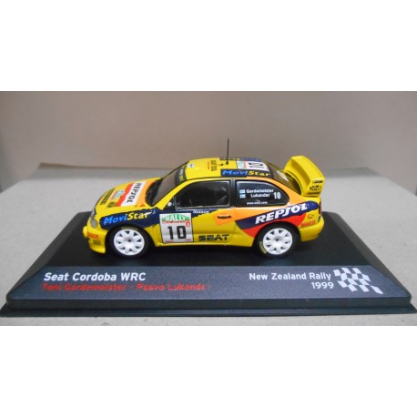 SEAT CORDOBA WRC RALLY NEW ZEALAND 1999 GARDEMEISTER 1:43 ALTAYA IXO