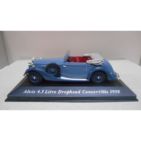 ALVIS 4.3 LITRE DROPHEAD CONVERTIBLE 1938 CLASSIC CARS 1:43 ALTAYA IXO