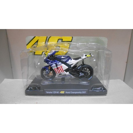 YAMAHA YZR M1 WORLD CHAMPIONSHIP 2007 VALENTINO ROSSI MOTO/BIKE 1:18 ALTAYA IXO