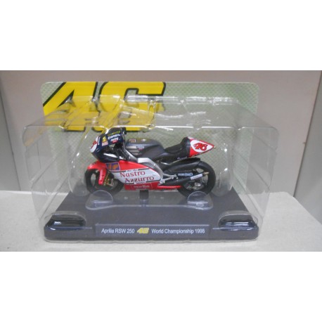 APRILIA RSW 250 WORLD CHAMPIONSHIP 1998 VALENTINO ROSSI MOTO/BIKE 1:18 ALTAYA IXO