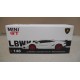 LAMBORGHINI HURACAN LB WORKS WHITE W/RED STRIPE 1:64 MINI GT