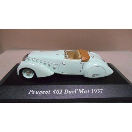 PEUGEOT 402 DARL´MAT 1937 CLASSIC CARS 1:43 ALTAYA IXO DEFECTUOSO/V FOTO