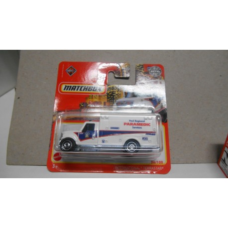 INTERNATIONAL TERRASTAR AMBULANCE ESCOGER/CHOOSE/CHOISIR 1:64 MATCHBOX