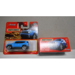 JEEP RENEGADE 2019 BLUE ESCOGER/CHOOSE/CHOISIR 1:64 MATCHBOX