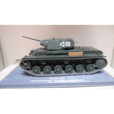 KV-1 (MOD.1942) 1942 USSR/RUSSIA TANKS WW 2 1:43 ALTAYA IXO