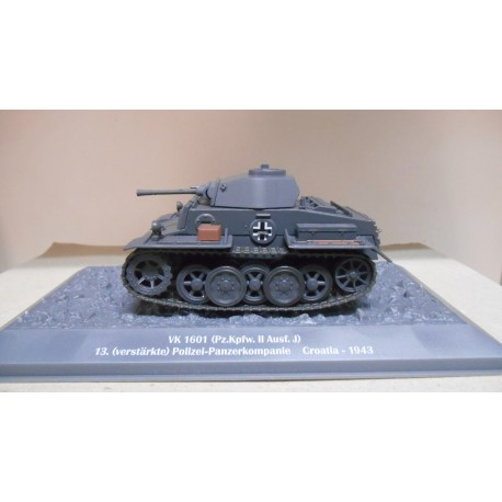 VK 1601 PANZER II CROATIA/GERMANY 1943 TANKS WW 2 1:43 ALTAYA IXO