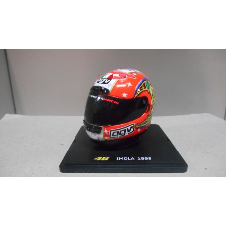 CASCO/HELMET VALENTINO ROSSI IMOLA 1998 MOTO/BIKE 1:5 SPARK ALTAYA