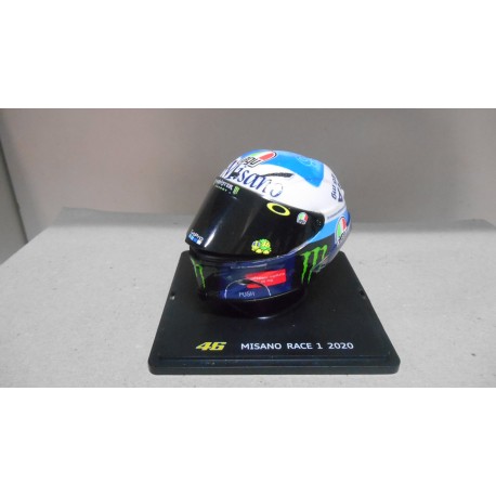 CASCO/HELMET VALENTINO ROSSI MISANO RACE 1 2020 MOTO/BIKE 1:5 SPARK ALTAYA