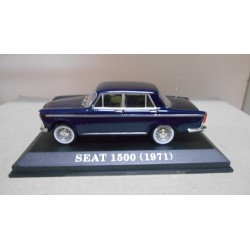 SEAT 1500 AZUL/BLUE 1971 MATRICULA ESPAÑA 1:43 ALTAYA IXO