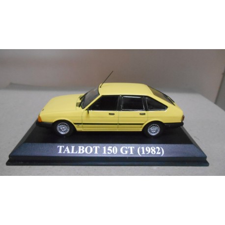 TALBOT 150 GT (CHRYSLER 150) 1982 YELLOW/AMARILLO MATRICULA ESPAÑA 1:43 ALTAYA IXO