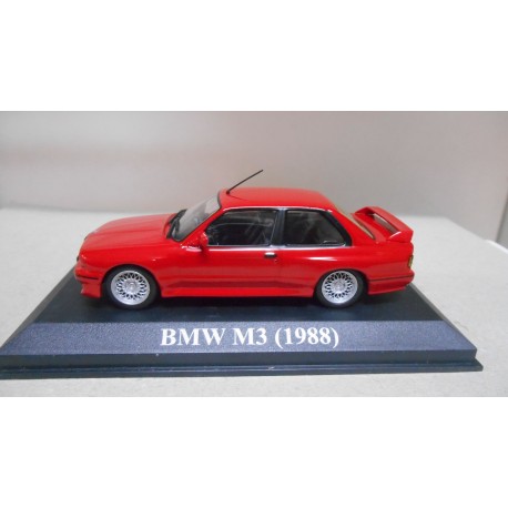 BMW E30 M3 ROJO/RED 1988 MATRICULA ESPAÑA 1:43 ALTAYA IXO