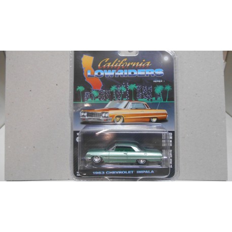 CHEVROLET IMPALA 1963 CALIFORNIA LOWRIDERS 1:64 GREENLIGHT