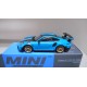 PORSCHE 911 GT2 RS WEISSACH BLUE/BLACK 1:64 MINI GT