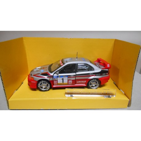 MITSUBISHI LANCER EVO VI WRC RALLY CATALUÑA MAKINEN 1:43 CARARAMA