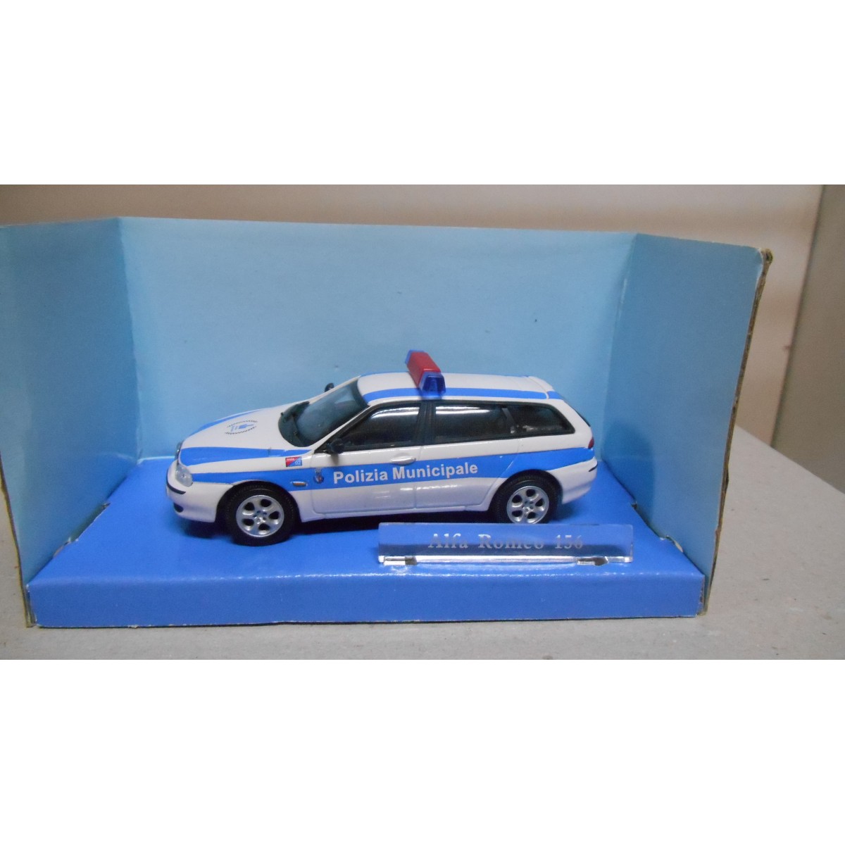 ALFA ROMEO 156 SW POLIZIA MUNICIPALE 1:43 CARARAMA - BCN STOCK CARS