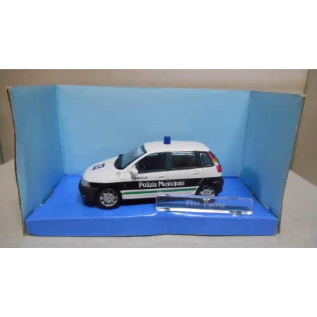 FIAT PUNTO POLIZIA MUNICIPALE BRESCIA 1:43 CARARAMA