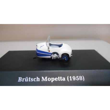 BRUTSCH MOPETTA 1958 THREE-WHEEL/TRICICOCHE MICROCARS 1:43 ALTAYA IXO