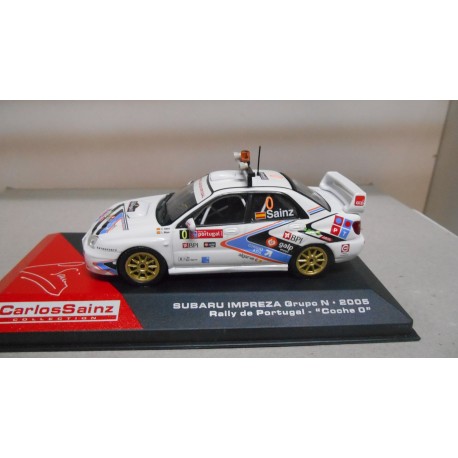 SUBARU IMPREZA GR.N 2005 RALLY PORTUGAL COCHE 0 CARLOS SAINZ 1:43 ALTAYA IXO