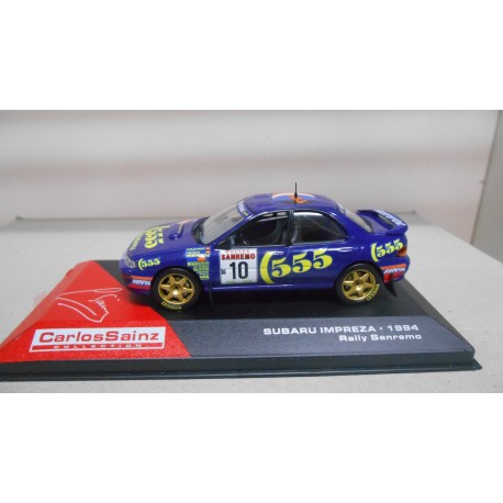 SUBARU IMPREZA 1994 RALLY SANREMO CARLOS SAINZ 1:43 ALTAYA IXO