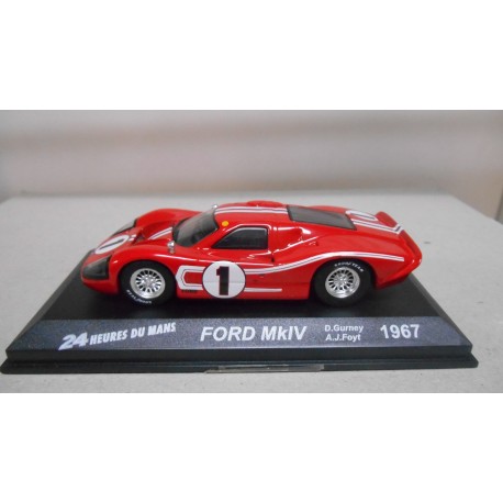 FORD GT40 MK.IV WIN 24 H LE MANS 1967 GURNEY-FOYT 1:43 ALTAYA IXO