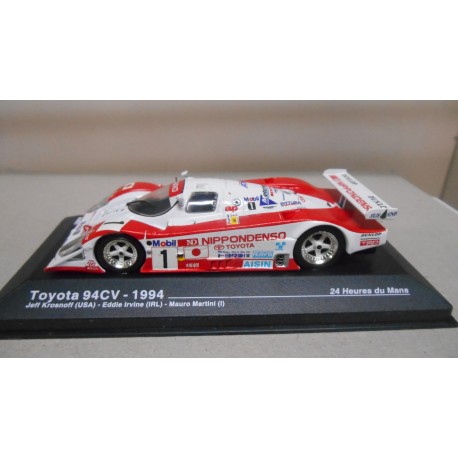 TOYOTA 94CV 24 H LE MANS 1994 KROSNOFF-IRVINE-MARTINI 1:43 ALTAYA IXO