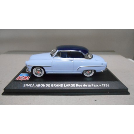 SIMCA ARONDE GRANDE LARGE RUE DE LA PAIX 1956 1:43 ALTAYA IXO