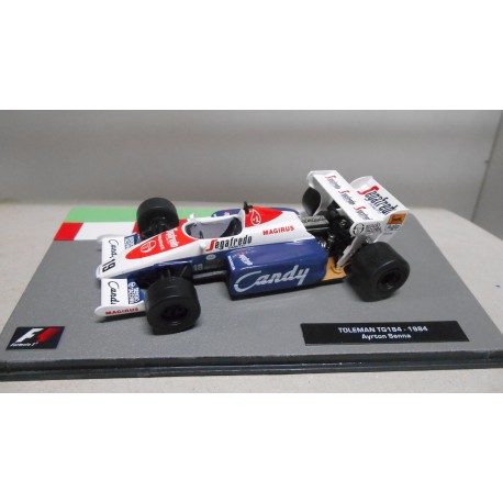 TOLEMAN TG184 FORMULA F1 1984 AYRTON SENNA 1:43 SALVAT IXO - BCN STOCK CARS