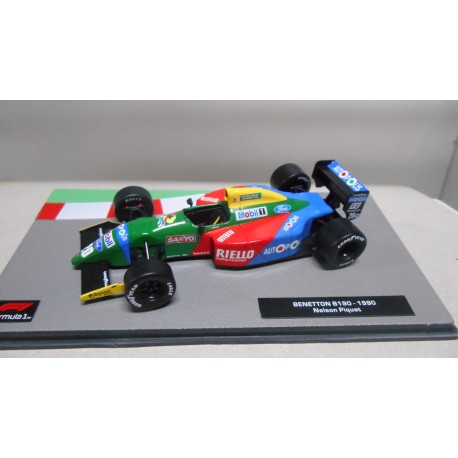 BENETTON B190 FORMULA F1 1990 NELSON PIQUET 1:43 SALVAT IXO