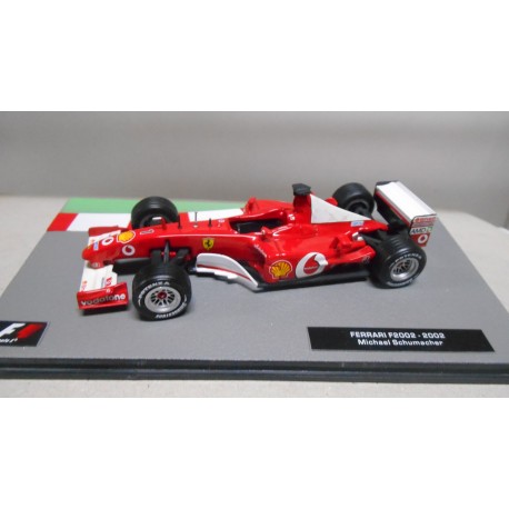 FERRARI F2002 FORMULA F1 WIN 2002 MICHAEL SCHUMACHER 1:43 SALVAT IXO