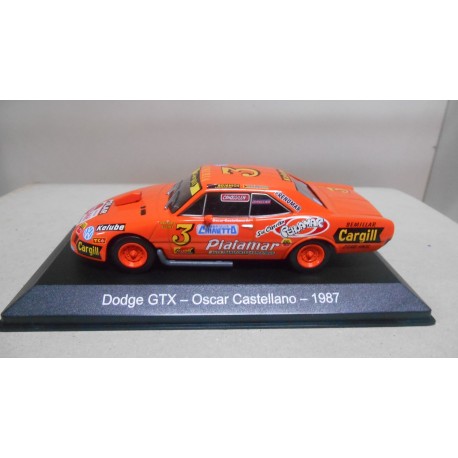 DODGE GTX 1987 O.CASTELLANO ARGENTINA TURISMO CARRETERA 1:43 DeAGOSTINI IXO