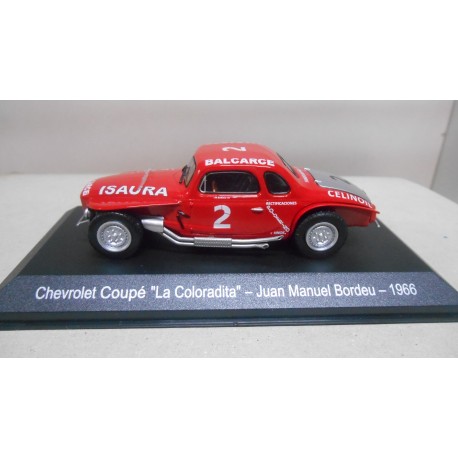 CHEVROLET LA COLORADITA 1966 BORDEU ARGENTINA TURISMO CARRETERA 1:43 DeAGOSTINI IXO