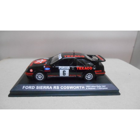 FORD SIERRA RS COSWORTH RALLY 1000 LAKES 1987 A.VATANEN 1:43 ALTAYA IXO