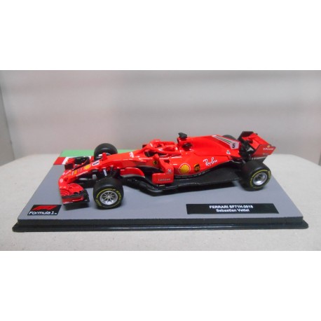 FERRARI SF71-H FORMULA F1 2018 SEBASTIAN VETTEL 1:43 SALVAT IXO