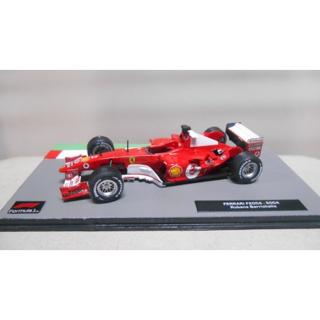 FERRARI F2004 FORMULA F1 2004 RUBENS BARRICHELLO 1:43 SALVAT IXO