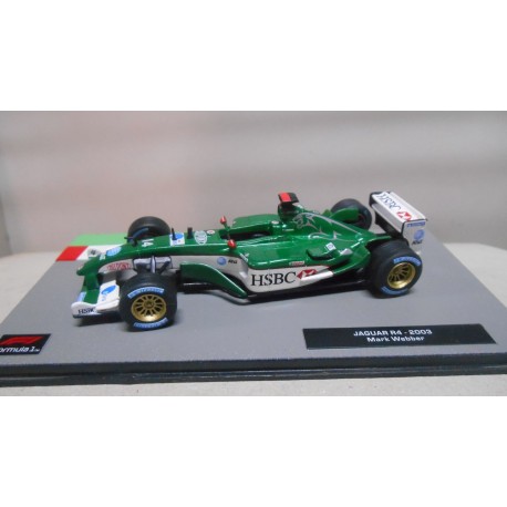 JAGUAR R4 HSBC FORMULA F1 2003 MARK WEBBER 1:43 SALVAT IXO