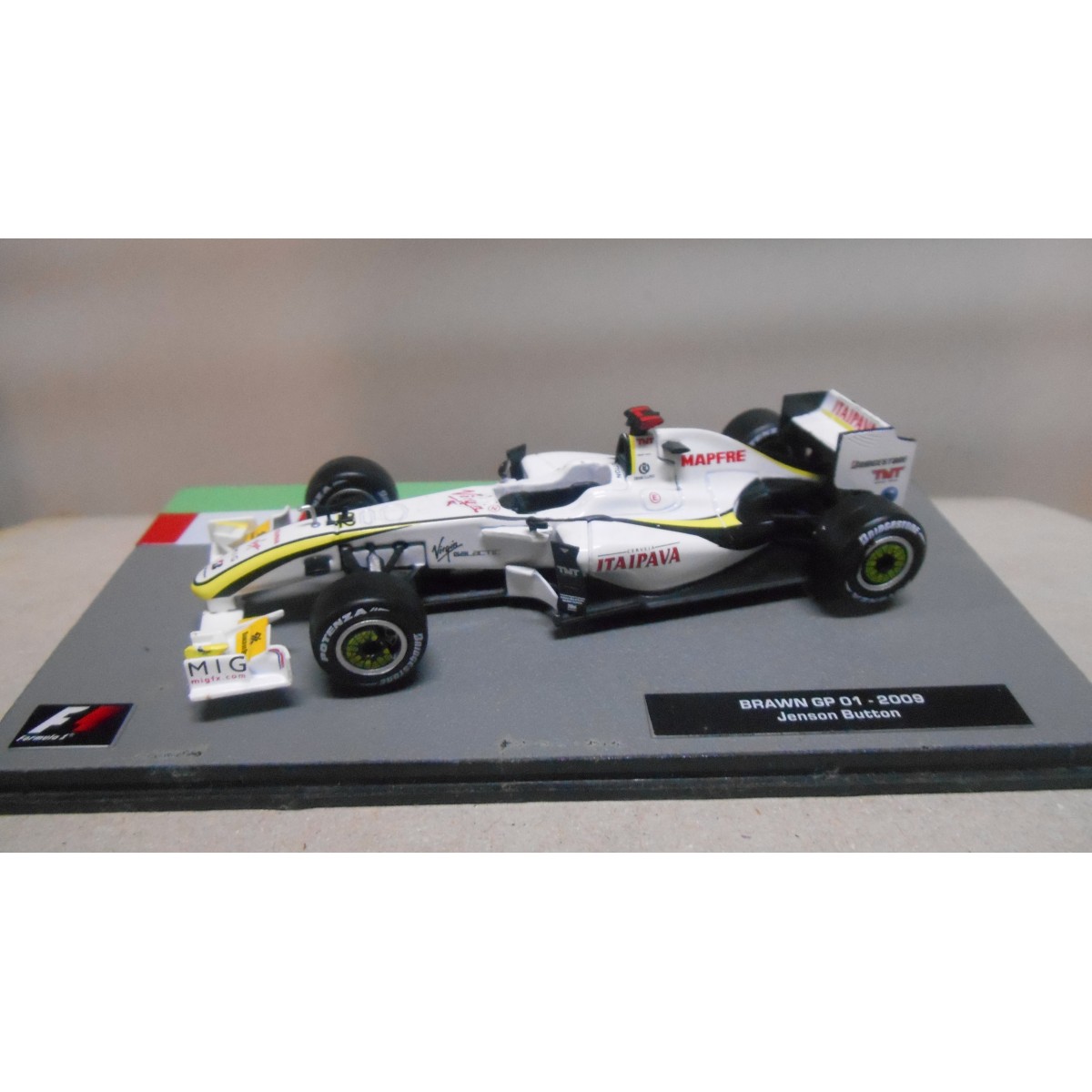 Brawn Gp Formula F Win Jenson Button Salvat Ixo Bcn Stock Cars