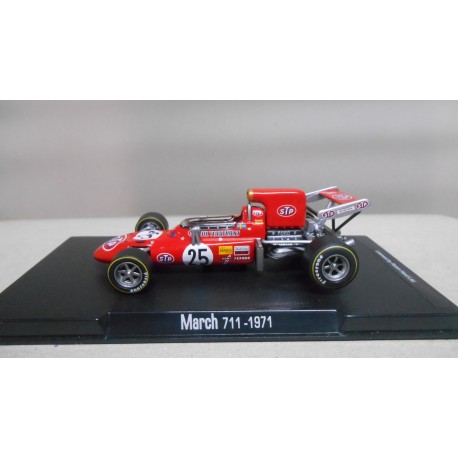 MARCH 711 FORMULA F1 1971 RONNIE PETERSON 1:43 RBA IXO