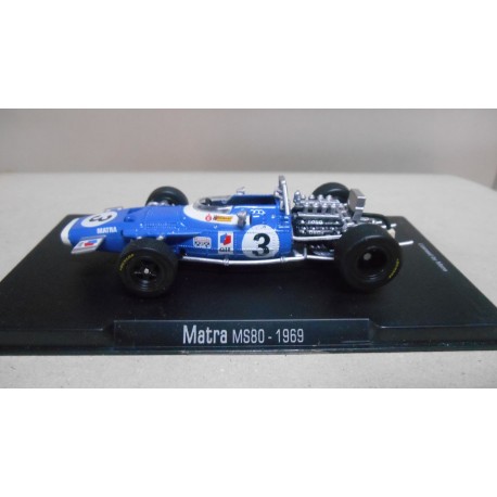 MATRA MS80 n3 FORMULA F1 WIN 1969 JACKIE STEWART 1:43 RBA IXO