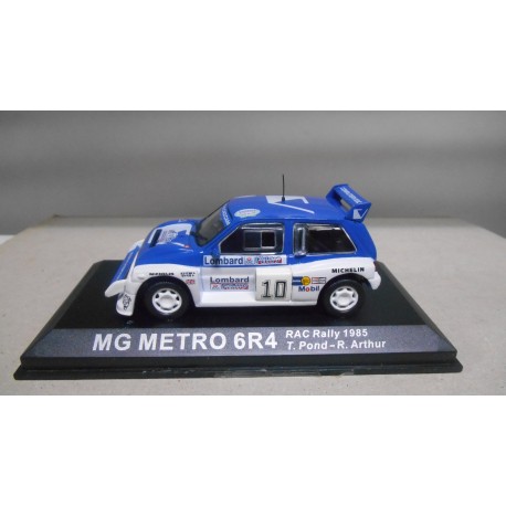 MG METRO 6R4 RALLY RAC LOMBARD 1985 T.POND 1:43 ALTAYA IXO