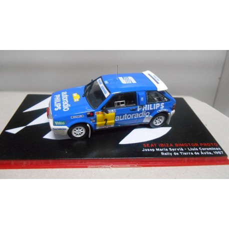 SEAT IBIZA BIMOTOR PROTO RALLY AVILA 1987 SERVIA 1:43 ALTAYA IXO