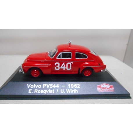 VOLVO PV544 RALLY MONTE CARLO 1962 ROSQVIST-WIRTH 1:43 ATLAS IXO