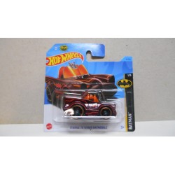 TV & CINE CLASSIC TV SERIES BATMOBILE BATMAN TOONED RED 3/250 1:64 HOT WHEELS