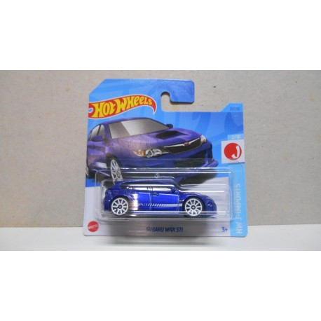 SUBARU WRX STi BLUE 2/10 J-IMPORTS 1:64 HOT WHEELS